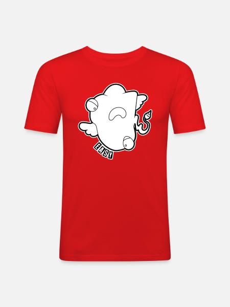 Flyguy - Men's Slim Fit T-Shirt - red
