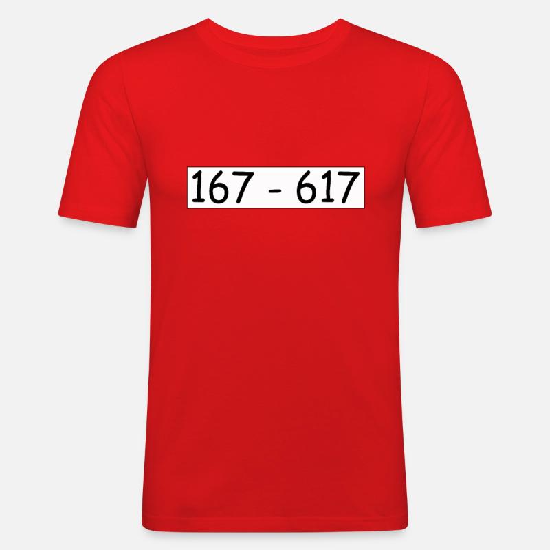 Panzerknacker - Männer Slim Fit T-Shirt - Rot