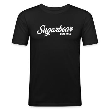 Funny Sugarbear Since 1994 - Men's Slim Fit T-Shirt - black - Front - Nik (191cm)