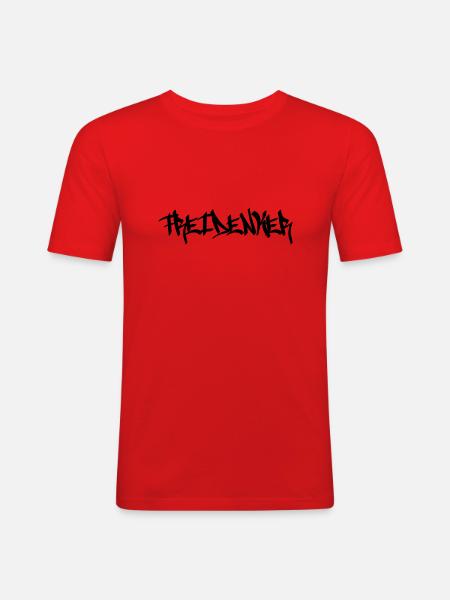 FreiDenker - Männer Slim Fit T-Shirt - Rot