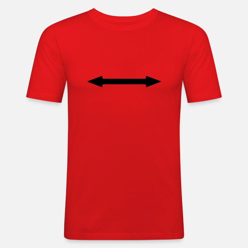 pfeile - Männer Slim Fit T-Shirt - Rot