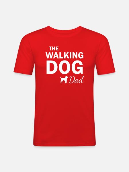 Dog Hund - Men's Slim Fit T-Shirt - red