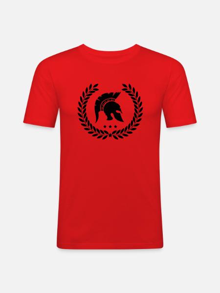 Spartans - Men's Slim Fit T-Shirt - red