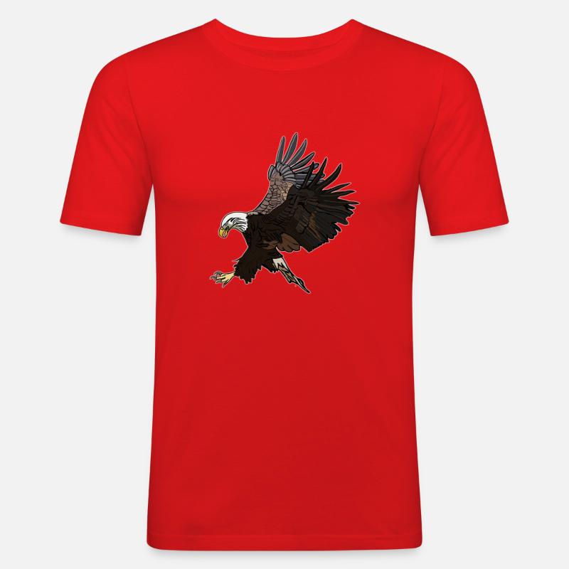Eagle Eagle - Men's Slim Fit T-Shirt - red