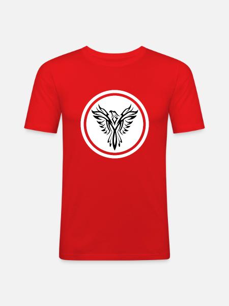 Gothic, EBM, Industrial - Männer Slim Fit T-Shirt - Rot