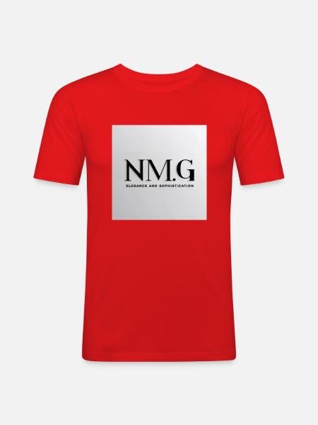 NMG-Clothing - Männer Slim Fit T-Shirt - Rot
