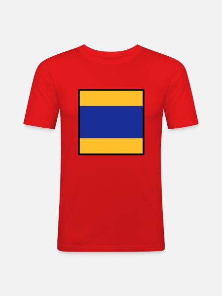 delta - T-shirt près du corps Homme - rouge