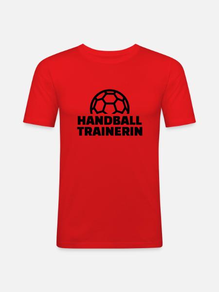 Handball - Männer Slim Fit T-Shirt - Rot