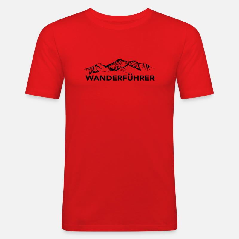 Wanderfuhrer - (7) - Männer Slim Fit T-Shirt - Rot