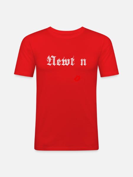 Isaac Newton - Men's Slim Fit T-Shirt - red