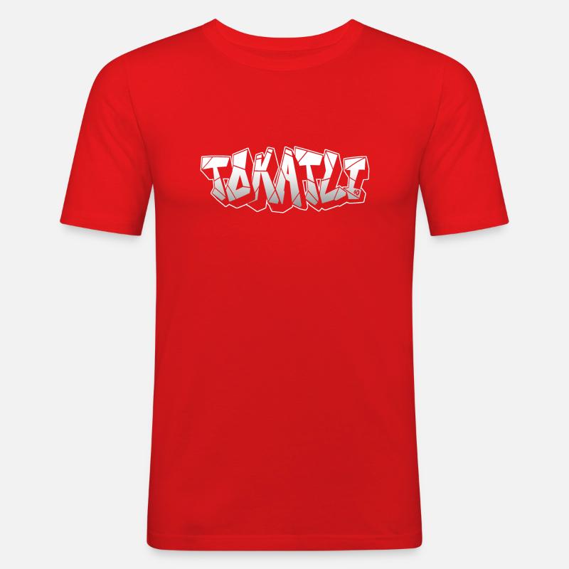Tokatli - Männer Slim Fit T-Shirt - Rot