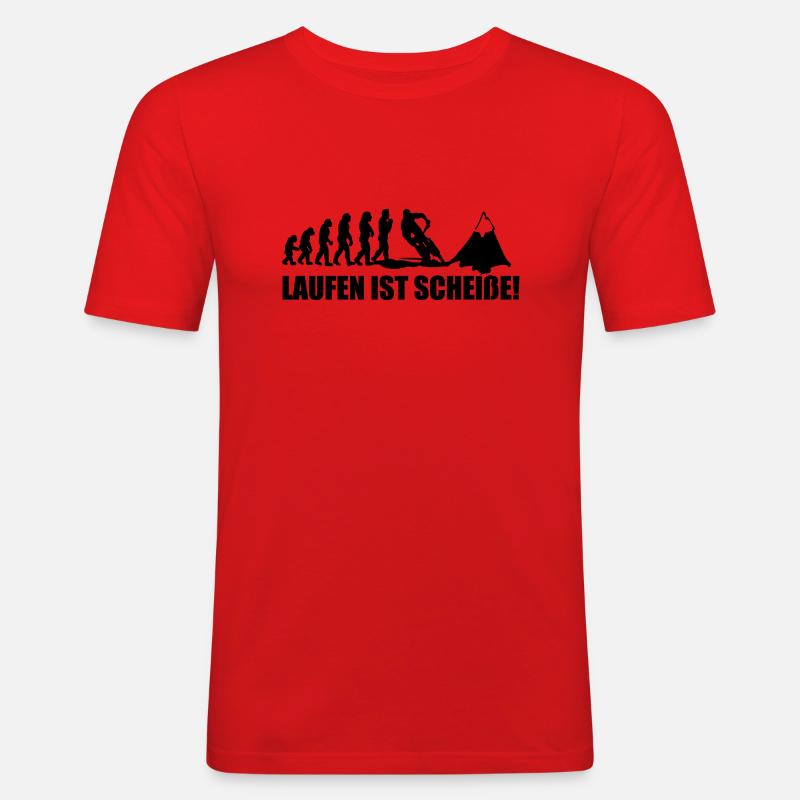 terme c'est de la merde - T-shirt près du corps Homme - rouge