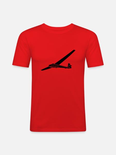 Ka8 - Männer Slim Fit T-Shirt - Rot