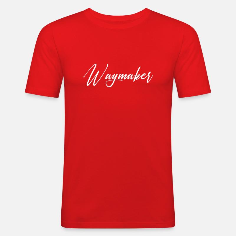 Waymaker - Männer Slim Fit T-Shirt - Rot