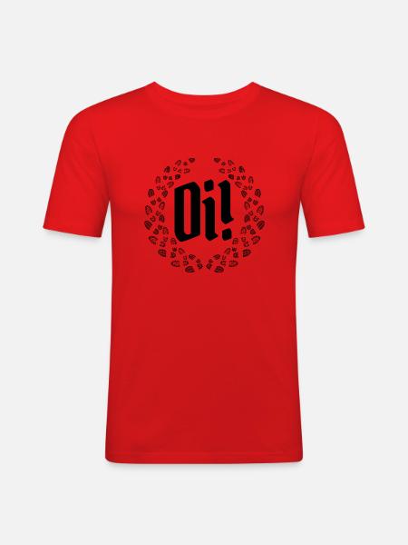 Oi! Oi! Oi! - Men's Slim Fit T-Shirt - red