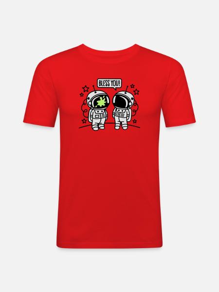 Bless you! - Men's Slim Fit T-Shirt - red