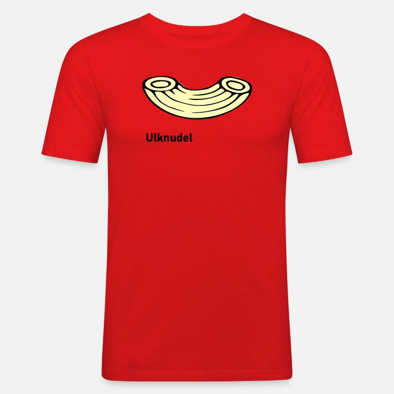 Ulknudel - Männer Slim Fit T-Shirt - Rot