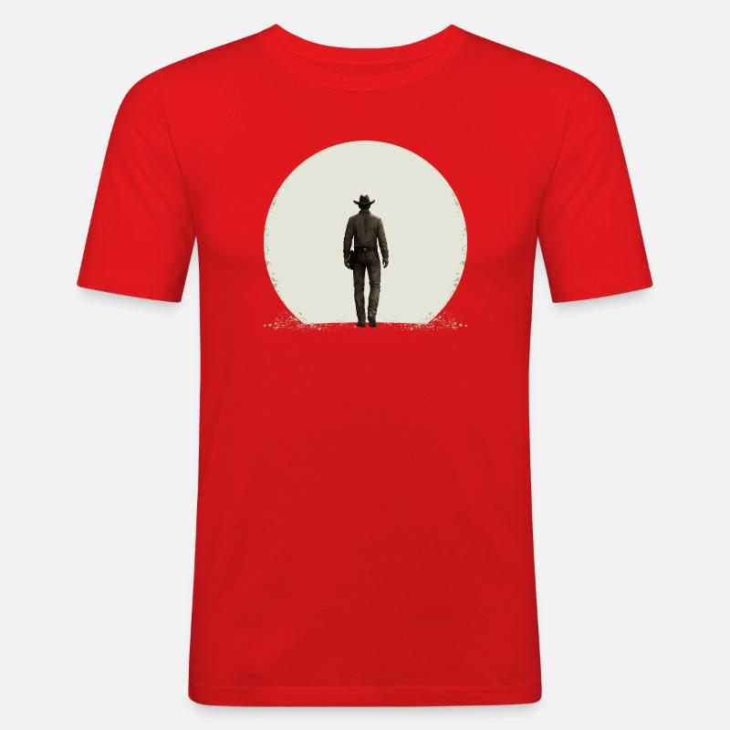 Pfad des Vaters - Männer Slim Fit T-Shirt - Rot