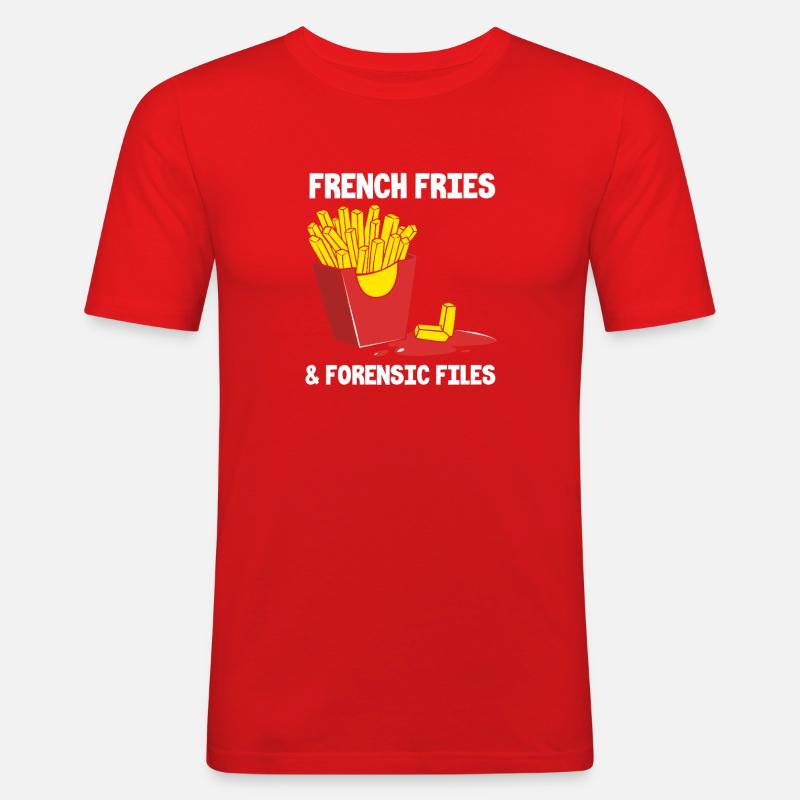 Forensics Forensic Experts - Men's Slim Fit T-Shirt - red