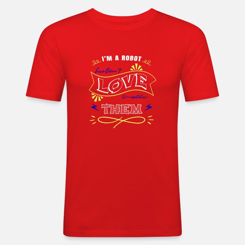 aerospace engineering mechanical awesome - Männer Slim Fit T-Shirt - Rot