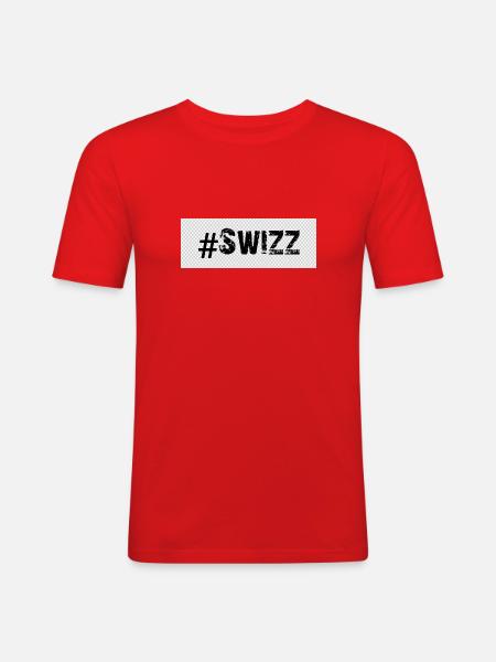 Swizz - Men's Slim Fit T-Shirt - red