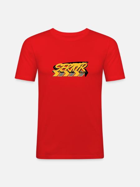 Sektor On Tour - Männer Slim Fit T-Shirt - Rot