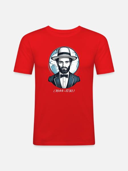 Amish Man - Men's Slim Fit T-Shirt - red