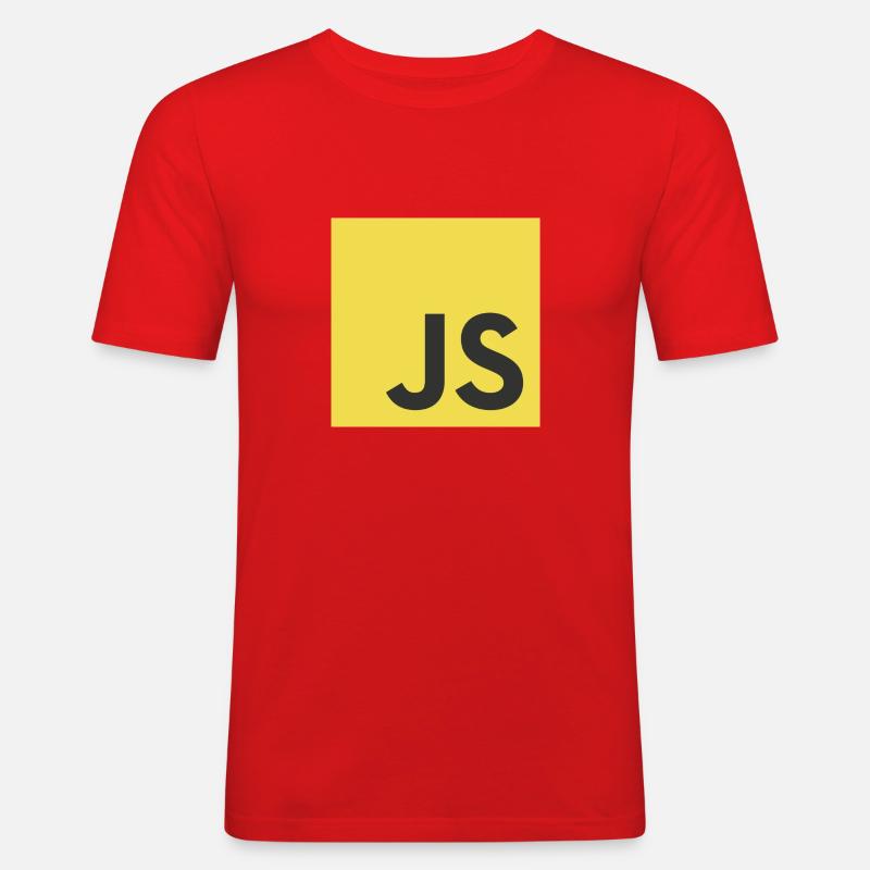 JavaScript - Programmer (frontend/backend) - Men's Slim Fit T-Shirt - red