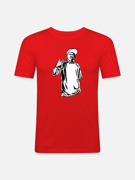 Gangster rapper - Men's Slim Fit T-Shirt - red