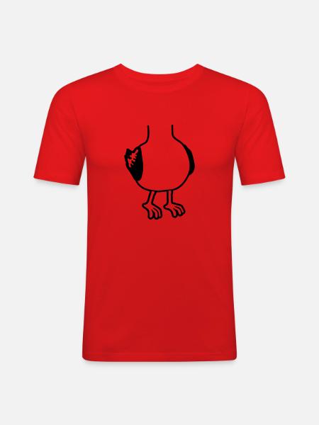 Costume seagull without head - Men's Slim Fit T-Shirt - red