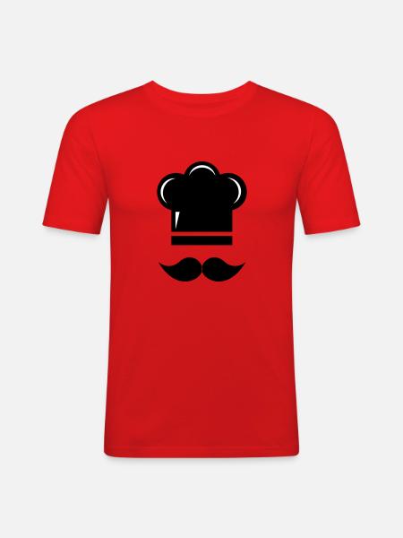 Chef - Men's Slim Fit T-Shirt - red
