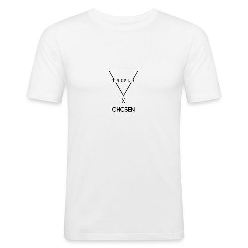 NEW TRIPLE LOGO Design X Chosen - Men's Slim Fit T-Shirt
