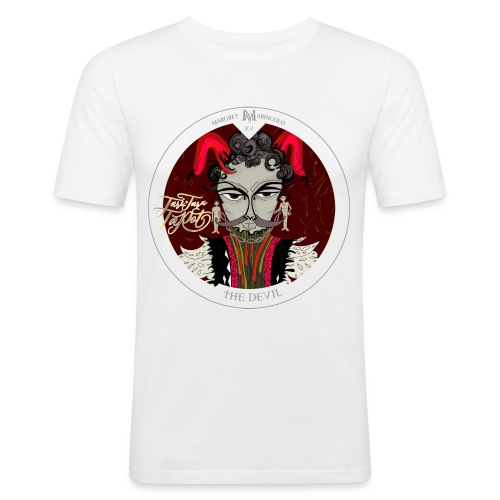 The Devil | Der Teufel Tarot Karte | Steinbock - Männer Slim Fit T-Shirt