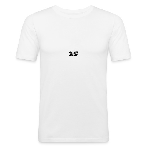 0815Logo - Männer Slim Fit T-Shirt