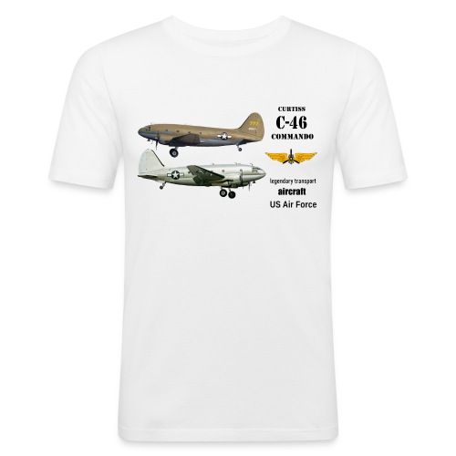 C-46 - Männer Slim Fit T-Shirt