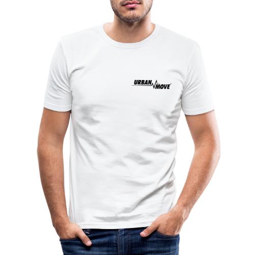 Logo Vorne und Hinten - Männer Slim Fit T-Shirt