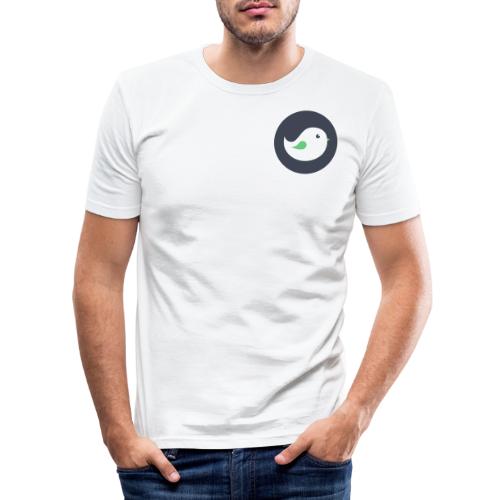 Budgie Bird (Circular) - Men's Slim Fit T-Shirt