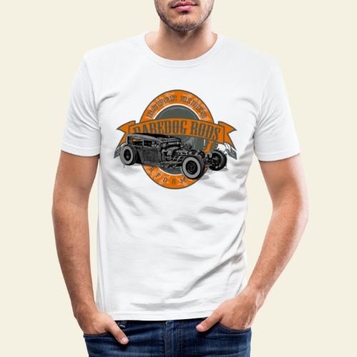 Raredog Rods Logo - Herre Slim Fit T-Shirt