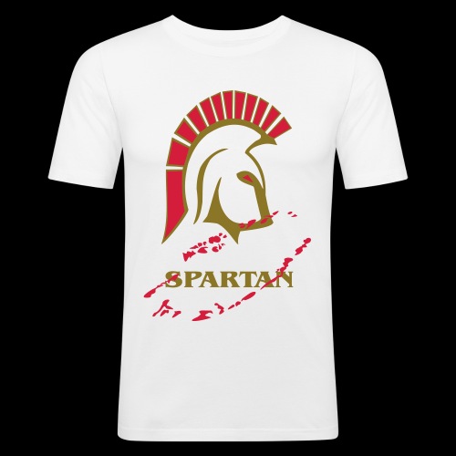 Spartan & Blood - Herre Slim Fit T-Shirt