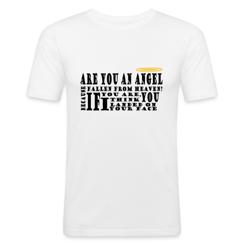 Are you an angel? - Men's Slim Fit T-Shirt