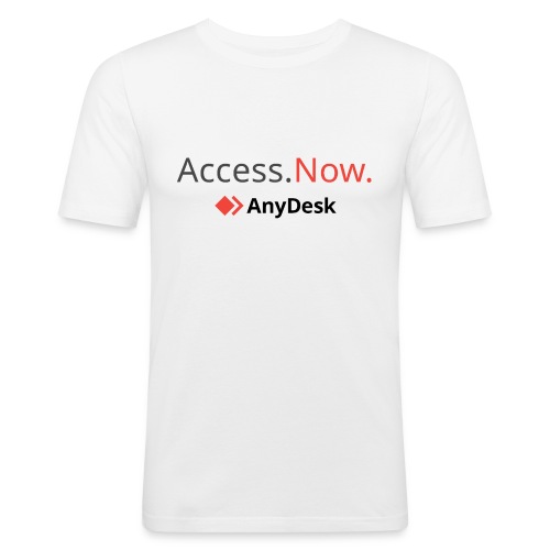 Access Now Black - Männer Slim Fit T-Shirt