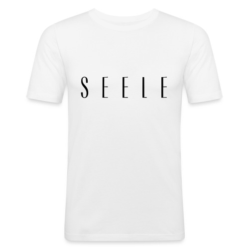 SEELE - Text Cap - Miesten tyköistuva t-paita