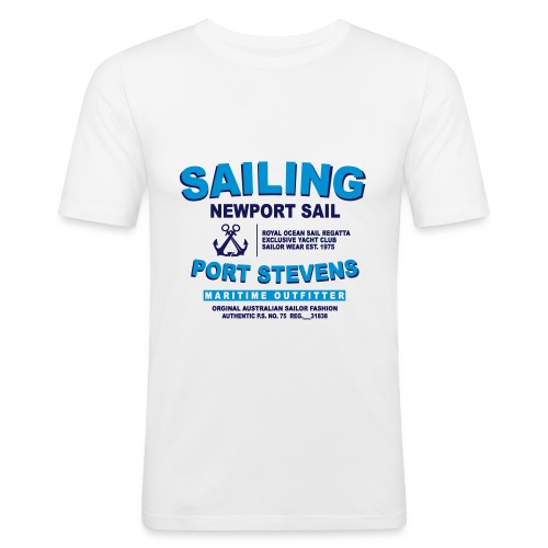 Sailing - Newport Sail - Männer Slim Fit T-Shirt