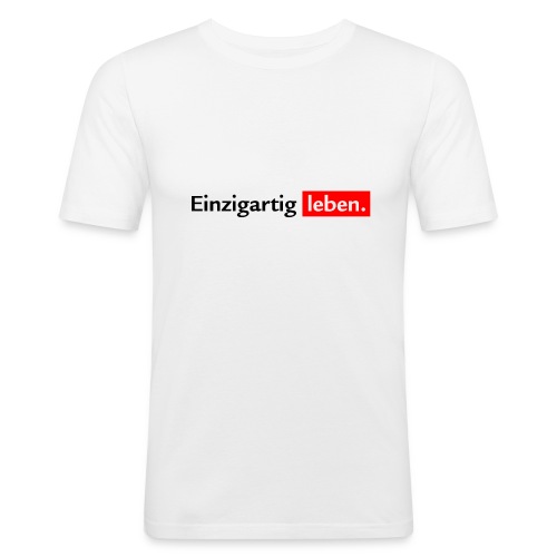 Swiss Life Select | Imagekampagne | einzigartig - Männer Slim Fit T-Shirt