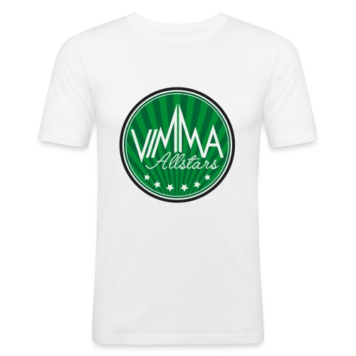 Vimma peruslogo - Miesten tyköistuva t-paita