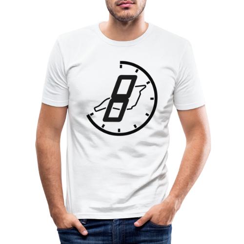 Official 8h Imola Logo - Männer Slim Fit T-Shirt