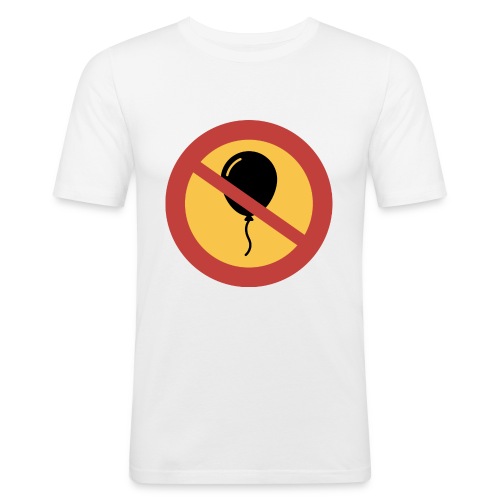 Förbud ballong - Slim Fit T-shirt herr