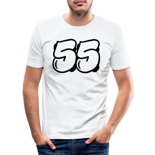 graf55 - Miesten tyköistuva t-paita