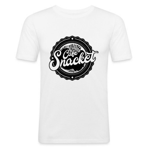 Snacket 1C Logo - Slim Fit T-shirt herr