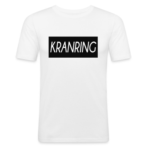 Kranring_Shirt_Logo - Slim Fit T-shirt herr
